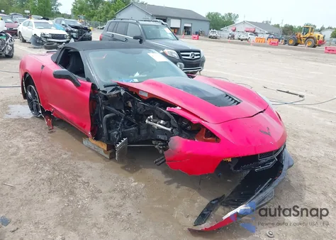 2016 Chevrolet Corvette Stingray из США, поврежденный, VIN 1G1YD3D76G5107169